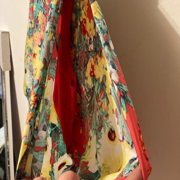 Bisou Bisou Floral Print Dress sz 10 NWT - Picture 9 of 13